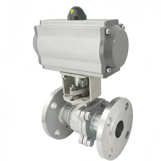 High-Quality Industrial Pneumatic Actuator Compatible with Stainless Steel Ball Valve for Water Treatment